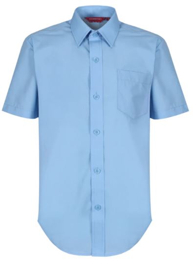 Short sleeve blue shirt.JPG